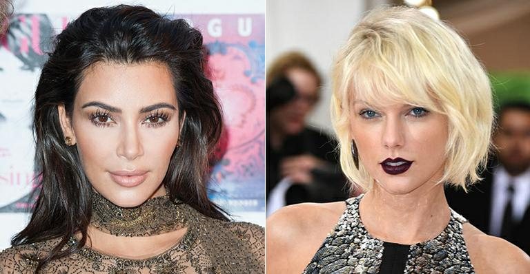 Kim Kardashian diz desprezar Taylor Swift - Getty Images