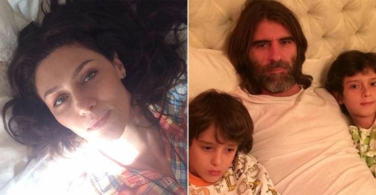 Maria Fernanda Cândido e a família - Reprodução do Instagram