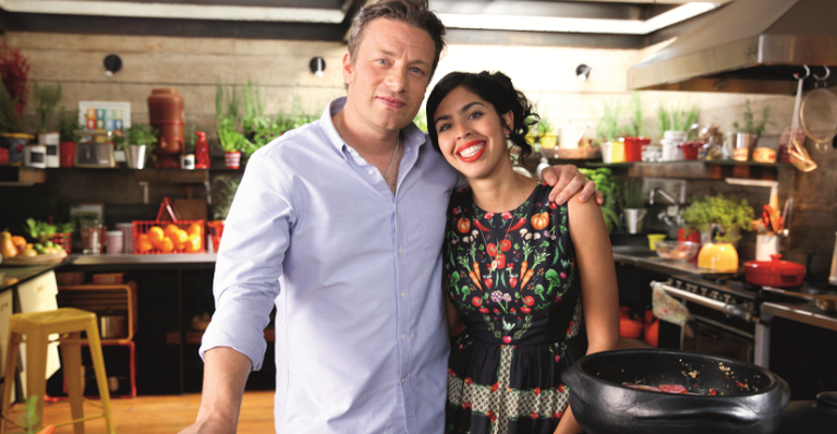 Jamie Oliver e Bela Gil - TRICIA VIEIRA