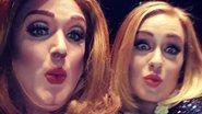 Adele convida drag queen que a imita - Reprodução/ Instagram