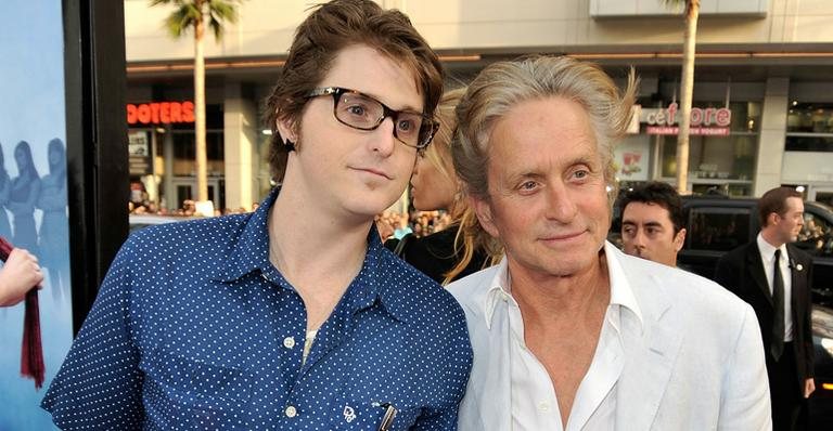 Michael Douglas e o filho Cameron - Getty Images