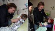 Fábio Jr faz visita para os pacientes da Cruz Verde em SP - Marcos Ribas / Brazil News