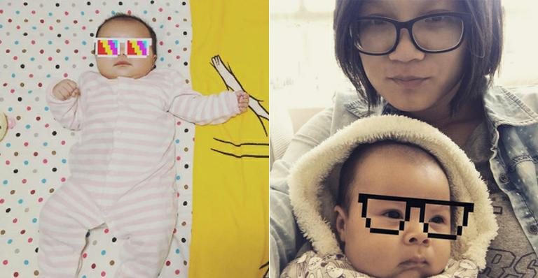 Jiang e a filha, Cecília - Instagram/Reprodução