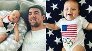 Com apenas 3 meses, filho de Michael Phelps é o torcedor mais fofo da Olímpiada - Reprodução/Instagram