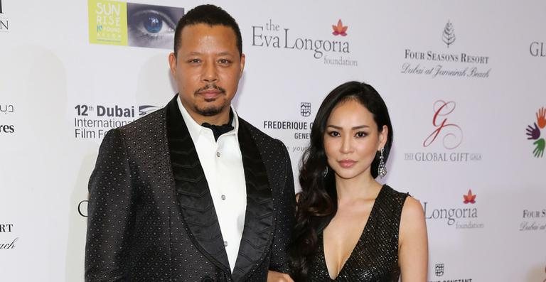 Terrence Howard e a mulher, Mira - Getty Images