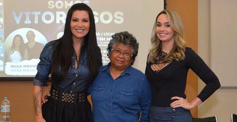 Marlene Mattos prestigia evento beneficente da apresentadora  Karol Veiga - Divulgação