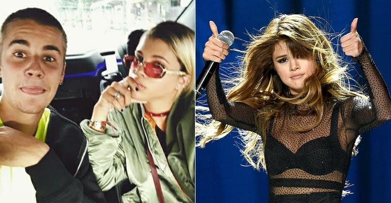 Justin Bieber e Sophia Richie; Selena Gomez - Instagram/Reprodução e Getty Images