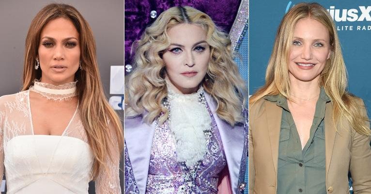 Jennifer Lopez, Madonna e Cameron Diaz - Getty Images