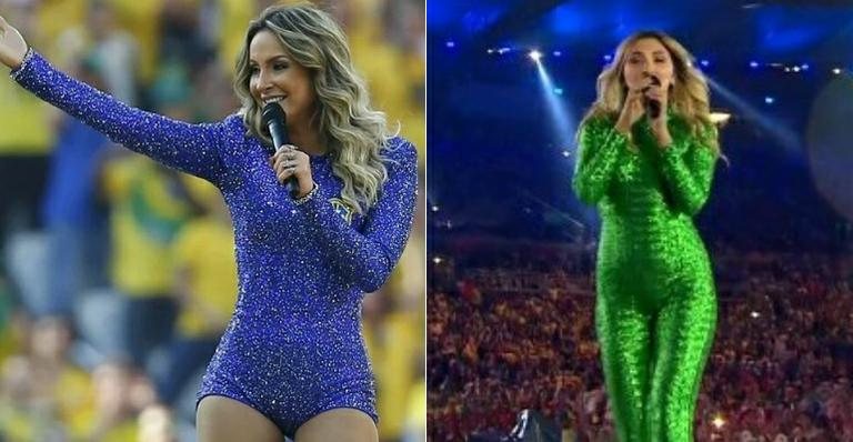 Claudia Leitte e Julia Michaels - TV Globo/Reprodução