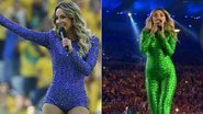 Claudia Leitte e Julia Michaels - TV Globo/Reprodução