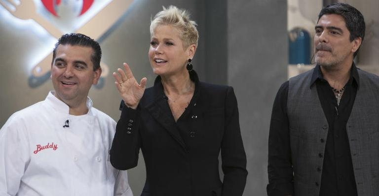 Xuxa e Junno participam como jurados no reality de Buddy Valastro - Edu Moraes/Record