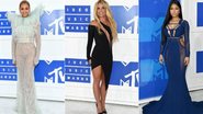 Beyoncé, Britney Spears e Nicki Minaj no tapete branco do VMA 2016 - Getty Images