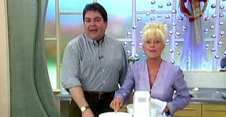 Fausto Silva e Ana Maria Braga - TV Globo/Reprodução