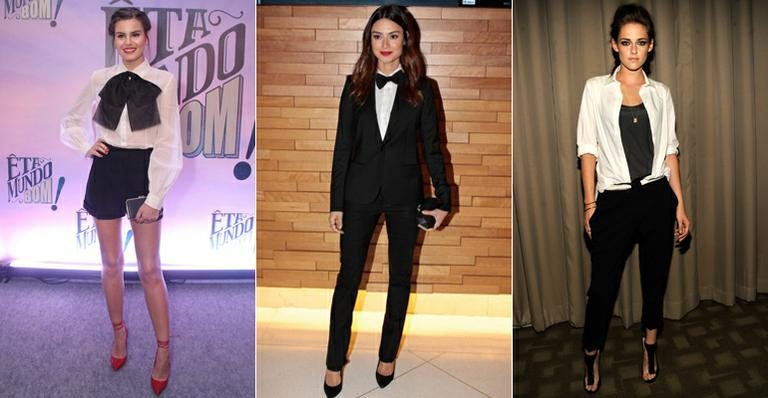 Camila Queiroz, Thaila Ayala e Kristen Stewart - Photo Rio News, Agnews e Getty Images