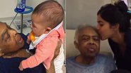 Gilberto Gil com o netinho Nino, filho de Bela Gil - Instagram/Reprodução