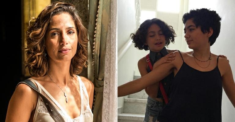 Camila Pitanga mostra Antonia com a irmã, Maria Luíza - Globo/Renato Rocha Miranda e Instagram/Reprodução