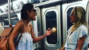 Juliana Paes no metrô em Nova York - Instagram/Reprodução