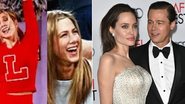 Jennifer Aniston ganha memes após fim de Brangelina - Twitter/Reprodução e GettyImages