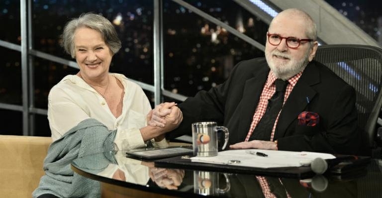 Selma Egrei e Jô Soares - TV Globo/Divulgação