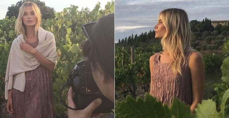 Top Barbara di Creddo fotografa em vinícola na Itália - Divulgação