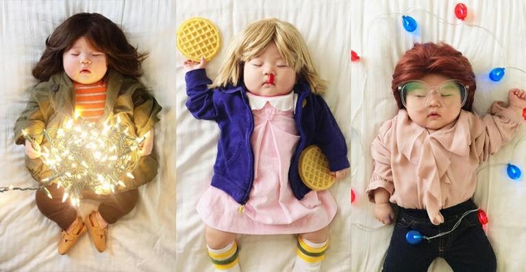 Bebê faz sucesso na web com cosplay de 'Stranger Things' - Reprodução/ Instagram