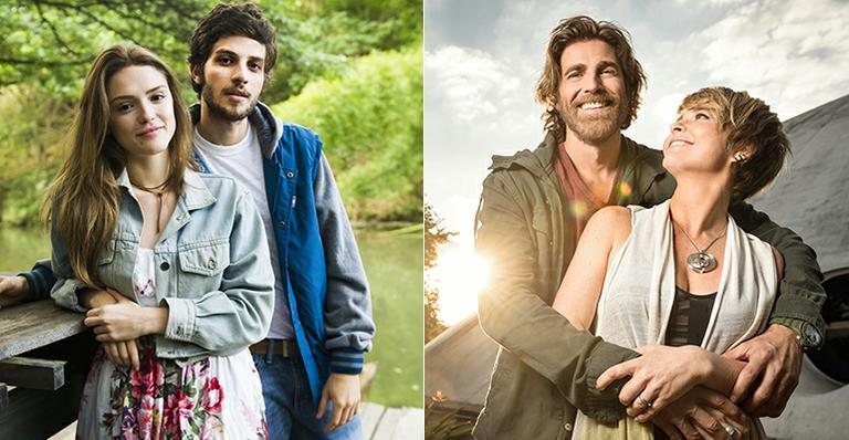 A Lei do Amor: Pedro e Helô na primeira e segunda fase - Globo / João Miguel