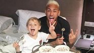 Neymar e o filho, David Lucca - Reprodução / Instagram