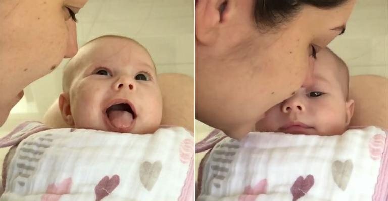 Thais Fersoza paparica a filha, Melinda - Instagram/Reprodução