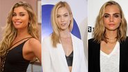 Grazi Massafera, Karlie Kloss e Cara Delevinge - TV Globo/ Getty Images