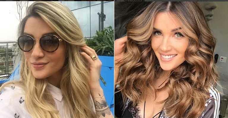 Aline Gotschalg muda o visual: 'Hoje acordei assim' - Reprodução Instagram