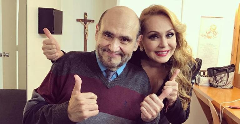 Gaby Spanic e Edgar Vivar - Instagram/Reprodução