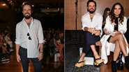 Paulo Vilhena usa tamanco japonês e divide opiniões no SPFW - Raphael Castello/AgNews e Léo Franco/AgNews