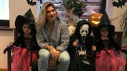 Dani Souza mostra as filhas fantasiadas de bruxinhas para o Halloween - Instagram/Reprodução