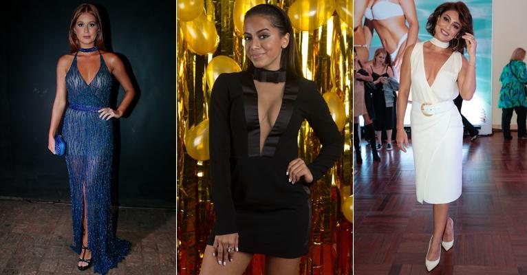 Vestido choker é sexy e conquista celebs; saiba usar - AgNews/Divulgação TV Globo