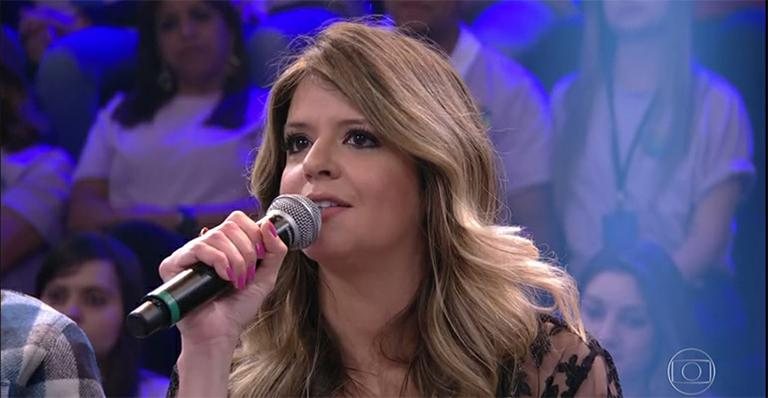 Mariana Santos se declara ao marido, Rodrigo Velloni - Reprodução TV Globo