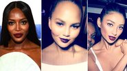 Naomi Campbell,  Chrissy Teigen  e Shay Mitchell - Getty Images/Instagram