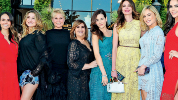 Martha entre Jordana Brewster, Sasha, Xuxa, Camilla Belle, Luciana Gimenez, Claudia Leitte e Daniela Albuquerque - ALEXANDRE GODINHO E JOÃO PASSOS/BRASIL PHOTOPRESS