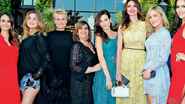 Martha entre Jordana Brewster, Sasha, Xuxa, Camilla Belle, Luciana Gimenez, Claudia Leitte e Daniela Albuquerque - ALEXANDRE GODINHO E JOÃO PASSOS/BRASIL PHOTOPRESS