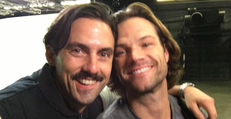 Milo Ventimiglia e Jared Padalecki posam juntos - Reprodução Twitter