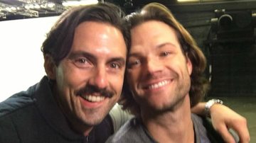 Milo Ventimiglia e Jared Padalecki posam juntos - Reprodução Twitter