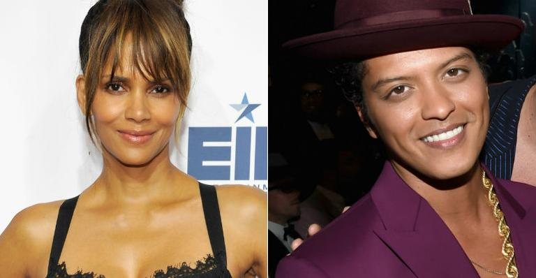 Halle Berry e Bruno Mars: juntos em novo álbum - Getty Images