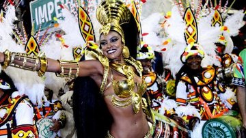 Cris Vianna no desfile da Imperatriz Leopoldinense - Claudio Andrade/Foto Rio News