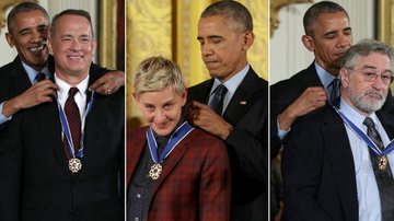 Obama entrega medalha de honra a Tom Hanks, Ellen DeGeneres e Robert De Niro - Getty Images