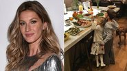 Gisele Bündchen e os filhos, Vivian e Benjamin - Reprodução / Instagram