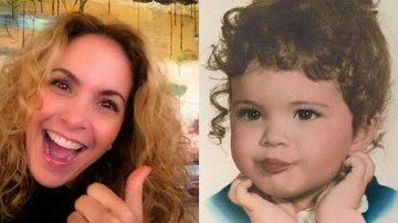 Lucero mostra foto da infância - Instagram/Reprodução