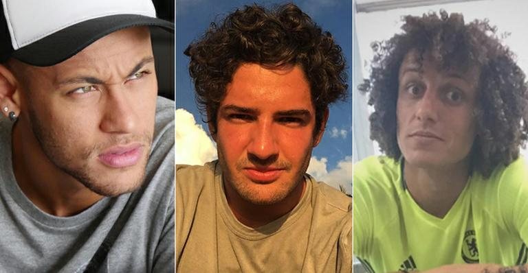 Neymar, Alexandre Pato e David Luiz - Instagram/Reprodução