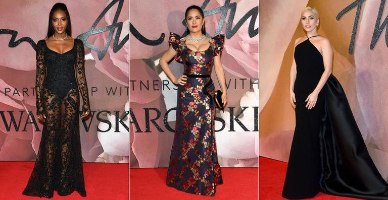 Naomi Campbell, Salma Hayek e Lady Gaga - Getty Images