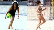 Nina Dobrev se bronzeia nas areias de Copacabana - AgNews