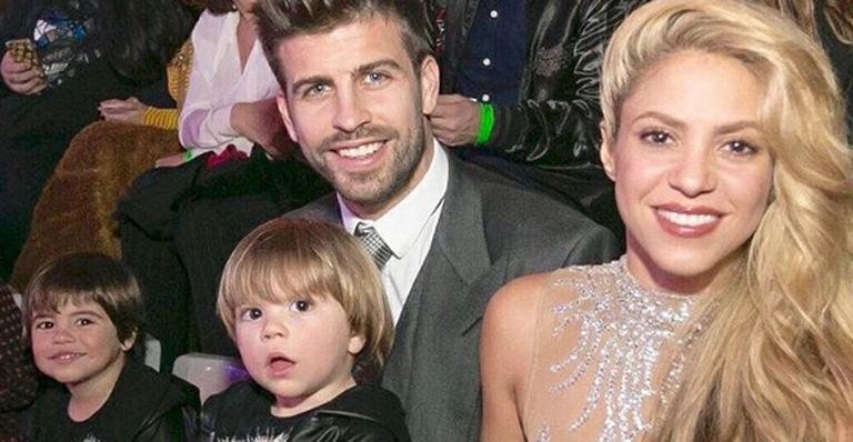 Shakira, Gerard Piqué, Milan e Sasha - Instagram/Reprodução