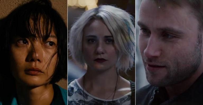 Os personagens Sun Bak (Doona Bae), Riley Blue (Tuppence Middleton), Wolfgang (Max Riemelt) - Reprodução